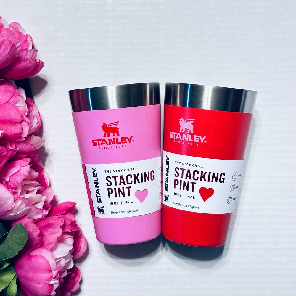 STANLEY Valentine's Day 2024 Adventure Tumbler 16 oz. Pink & Red